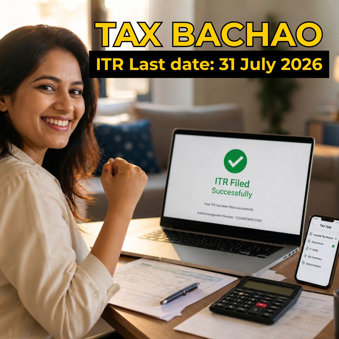 Tax Bachao 2026 - Complete ITR Filing & Tax-Saving Guide
